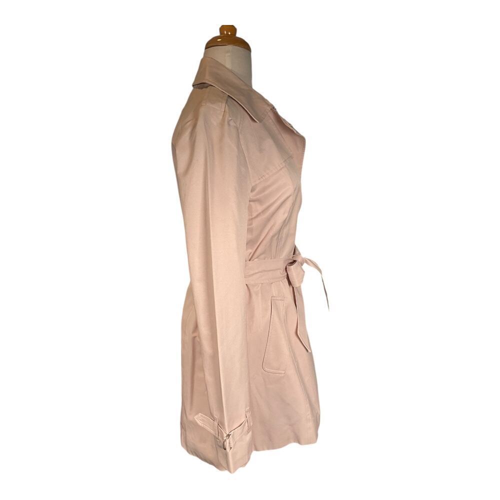 Express Light Blush Belted Trench Coat Size Small light weight New Without Tags - Picture 5 of 11